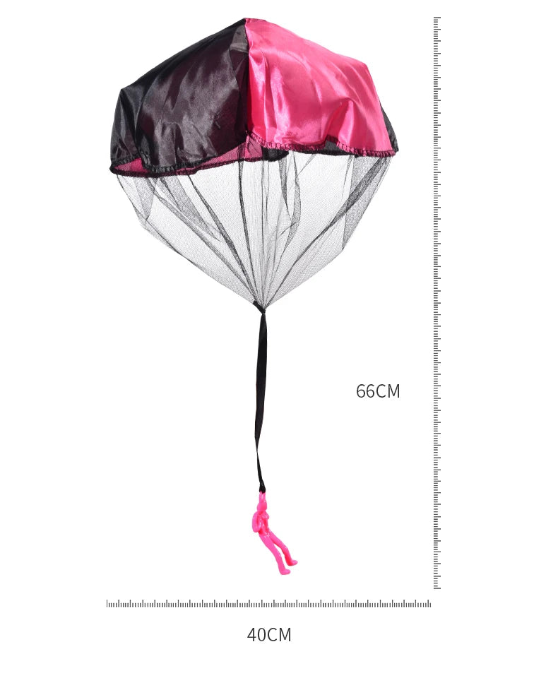 6/12PCS Parachute Toy Tangle Free Outdoor Flying Parachute Hand Throw Flying Toys for Spring Children's Day Kids Party Favors