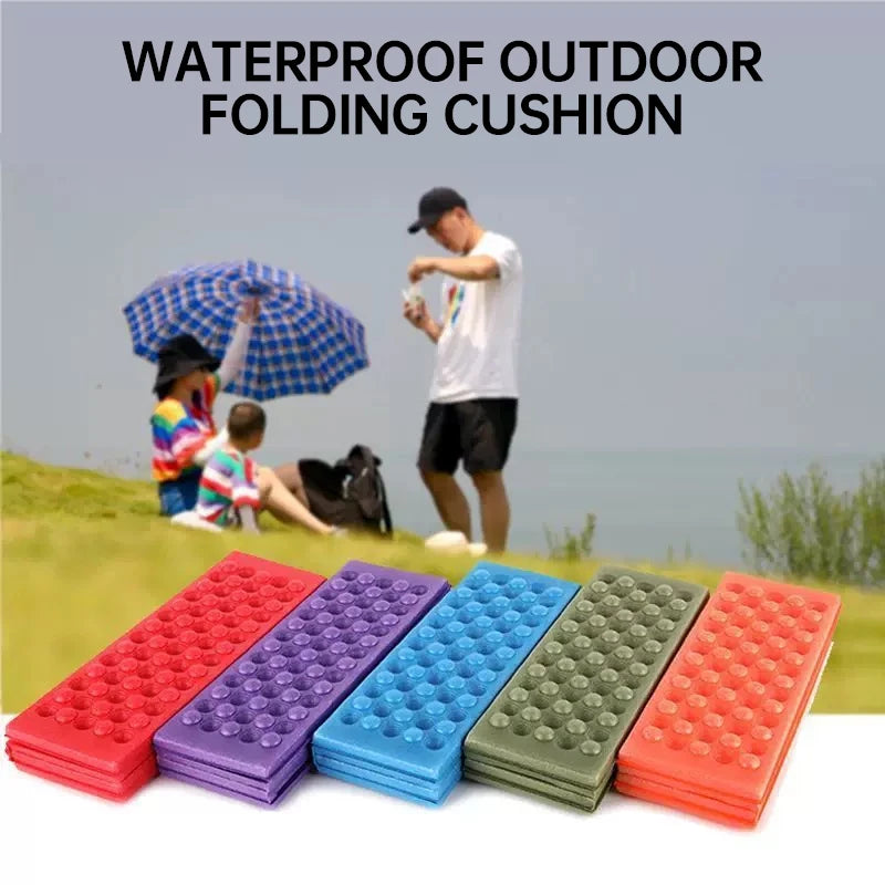 Portable Lightweight Mini Waterproof Mat Camping Foam Mat Foldable Kneeling Mat Comfortable Seat Cushion for Outdoor Activities
