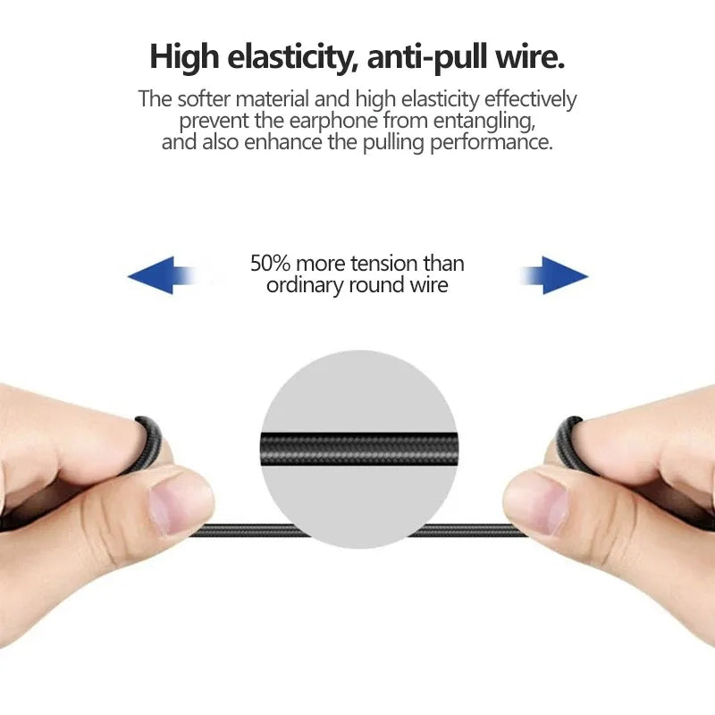 Original Type C Wired Headphones For Samsung Galaxy S25 S24 S23 S22 S21 Ultra 3.5mm AUX Earbuds Note20 A54 A53 Xiaomi Earphone