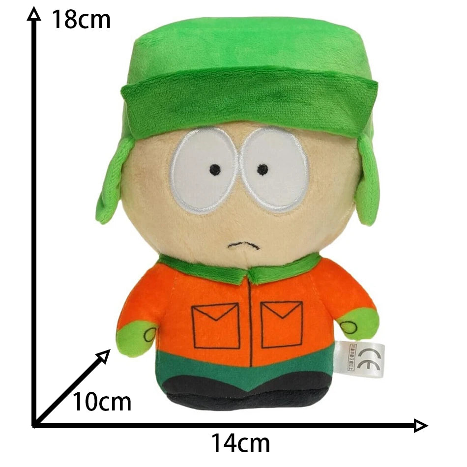 20cm Anime Cartoon South Park Character Cartman Stan Butters Plush Doll Boy Kid Stuffed Toy For Children Christmas Gifts pillow