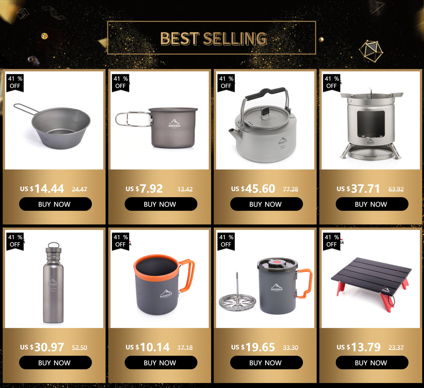 Titanium Camping Mug 0.6L Outdoor Cup For Hiking Cookware