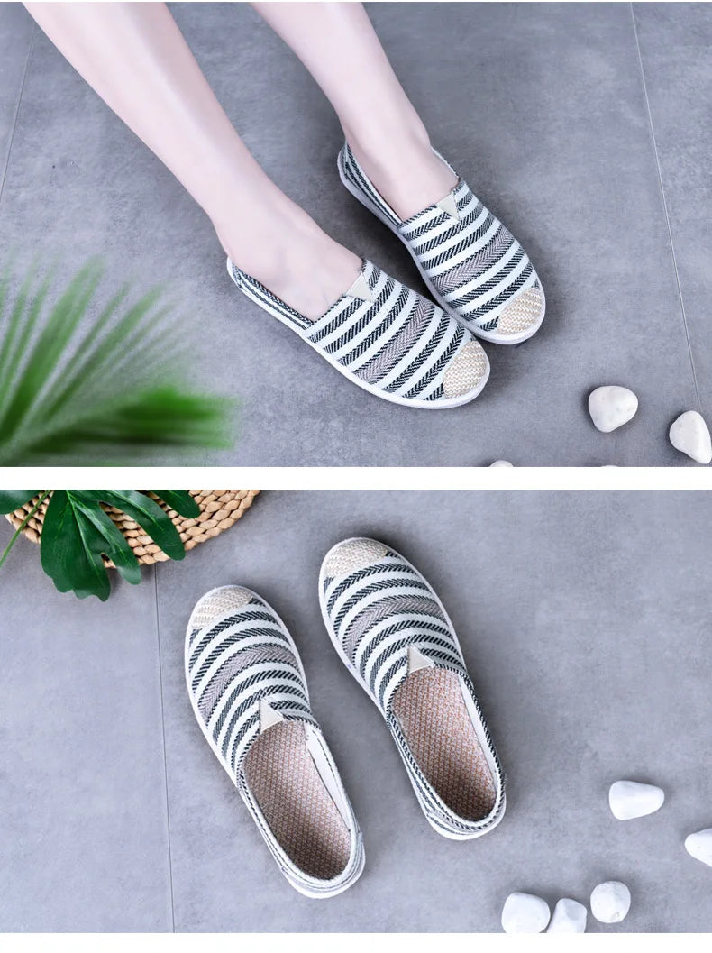 2023 Shoes Women's Summer Mesh Breathable Flat Shoes Ladies Comfort Light Sneaker Socks Women Slip on Loafers Zapatillas Muje