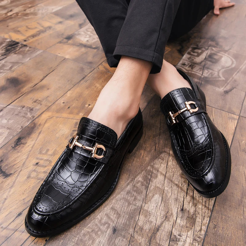 High Quality Casual Business Shoes Men Classic Social Leather Shoes For Men Brogues Office Leather Men's Dress Shoes Loafers