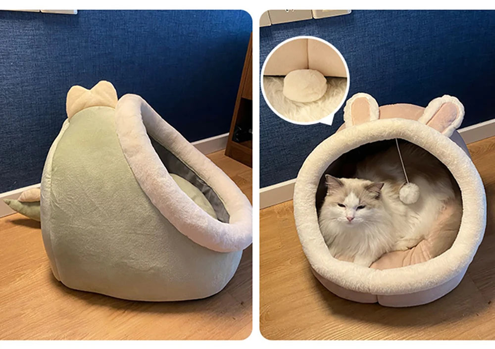Removable Washable Cat & Dog Bed – Cozy Sleeping Mat