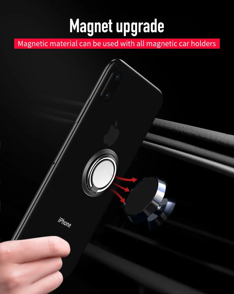 Universal Finger Ring Holder Stand Mobile Phone Luxury Rotatable Phone Back Sticker Holder  for IPhone Samsung Xiaomi