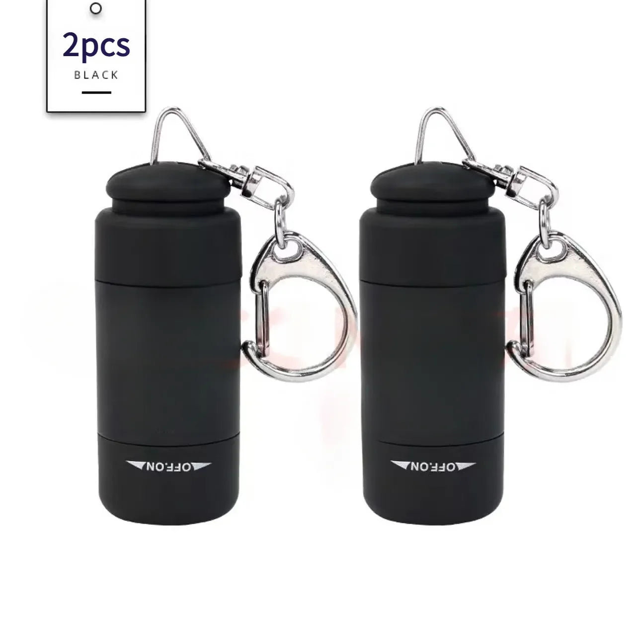 LED Micro Pocket Flashlight USB Rechargeable Keychain Waterproof