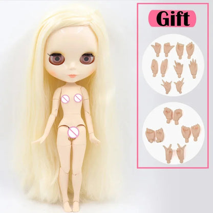 1/6 Scale Ball-Jointed Doll Body, White Skin, ABS, 30cm