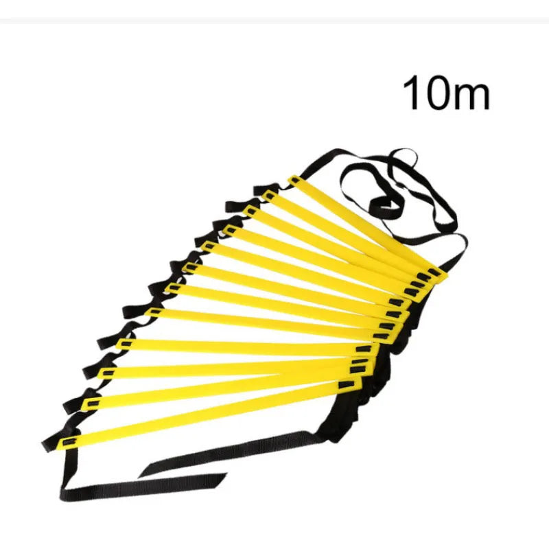 Professional Agile Ladder-Heavy duty Nylon Training Ladder with Anti slip Rod,Foldable,Easy to Carry,Suitable for Sport Training