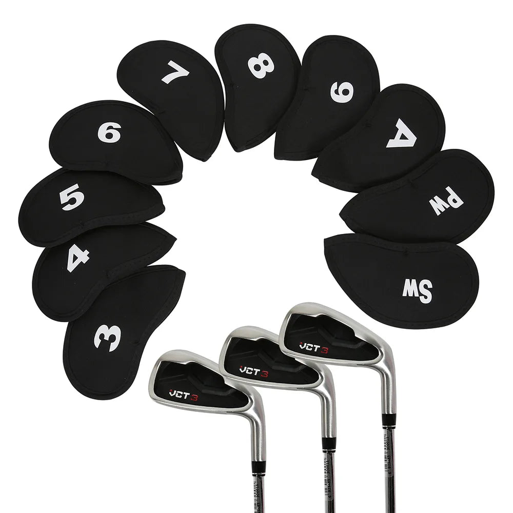 High-Quality Golf Iron Cover Iron Head Covers Golf Club Iron Head Protector Sport Golf Training Equipment Accessories