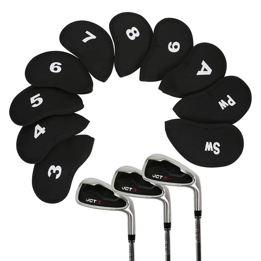High-Quality Golf Iron Cover Iron Head Covers Golf Club Iron Head Protector Sport Golf Training Equipment Accessories