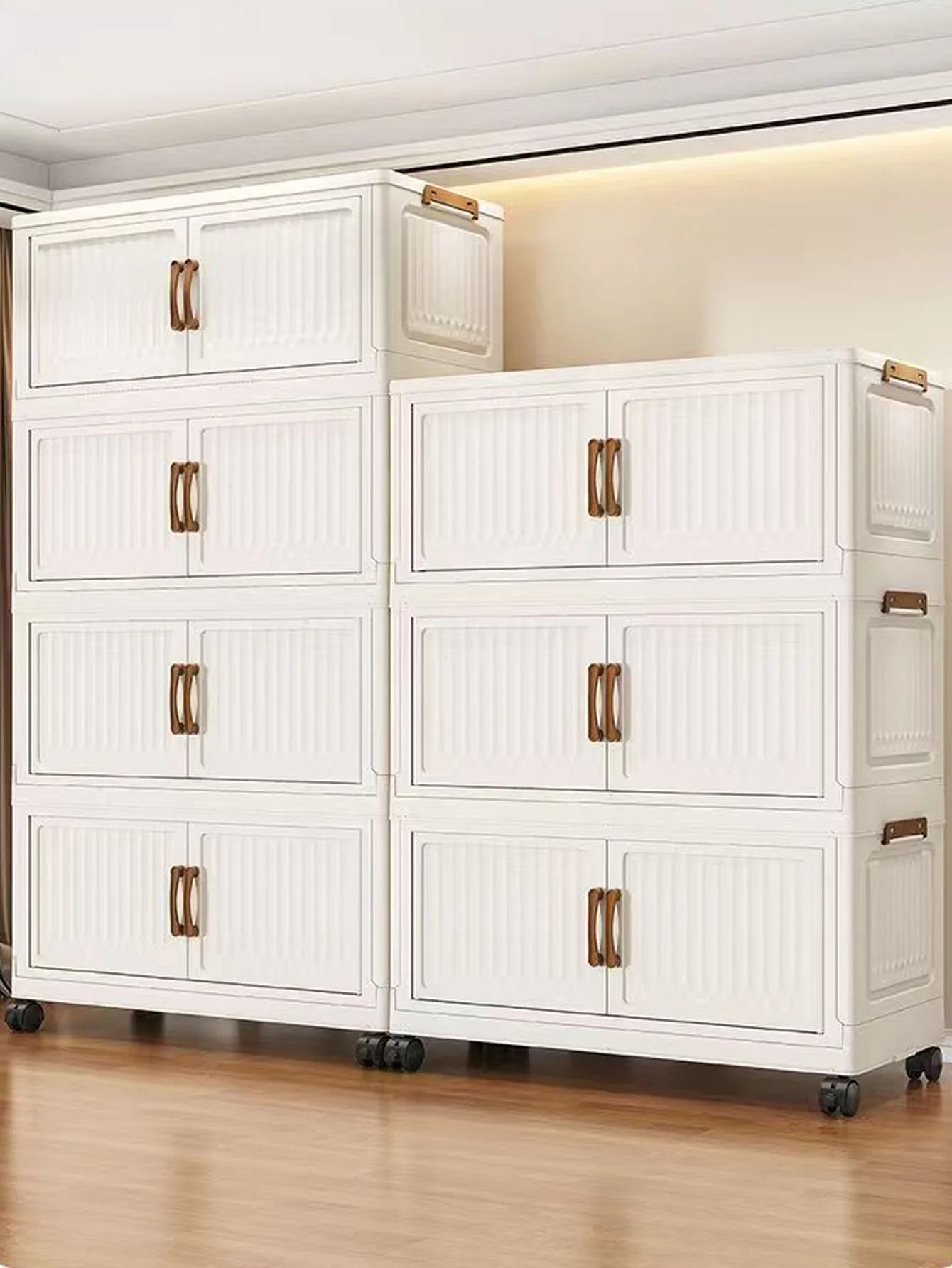 Storage Box, Household Foldable Cabinet, Storage Cabinet for Clothes, Toys, Snacks, Extra-Large Capacity Storage Cabinet, Organizing Box