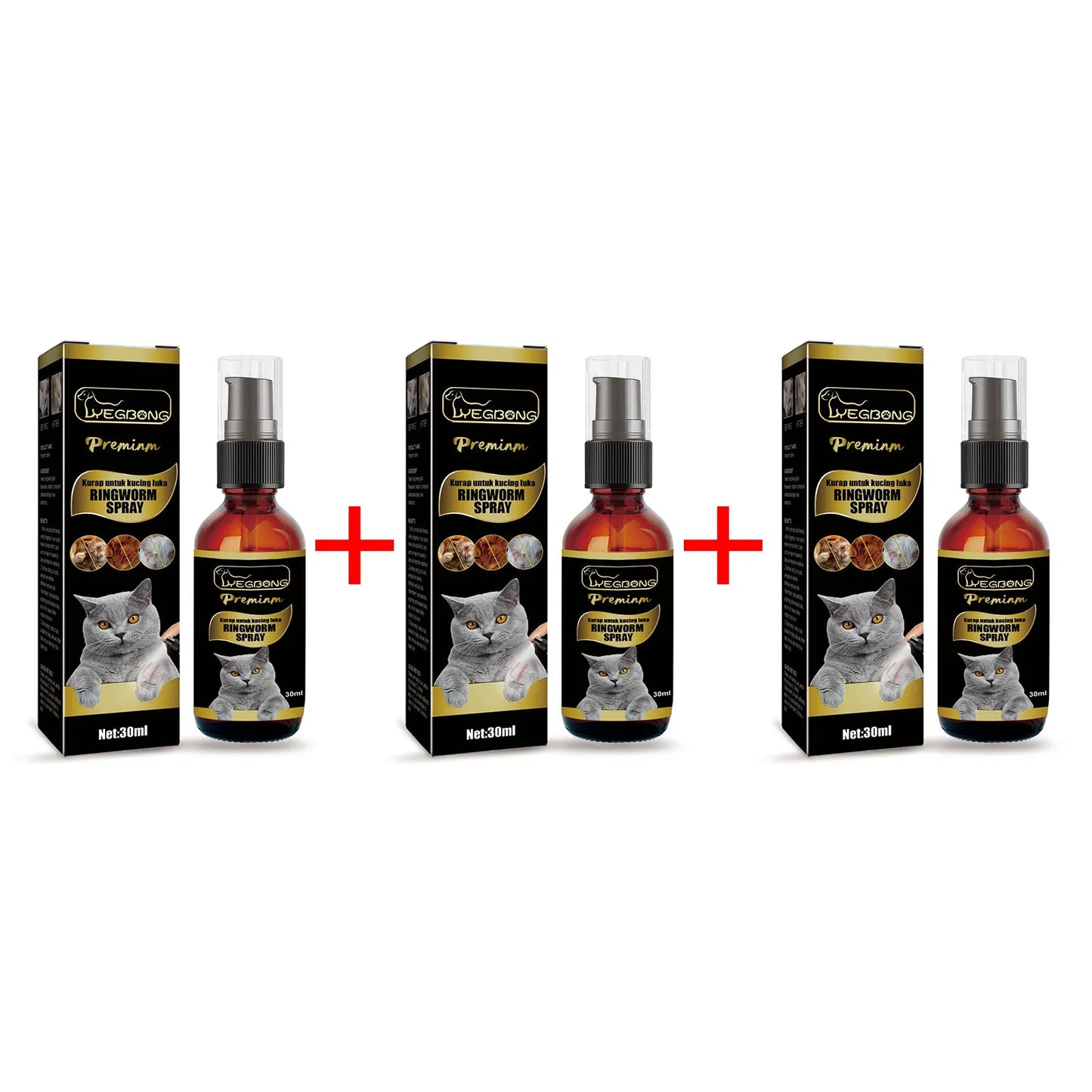 Pet Moss Spray Dogs Cats Relieve Itching Fur Regrowth Tick Lice Mite Remover Flea Killer Ringworm Treatment Pet Skin Care Liquid