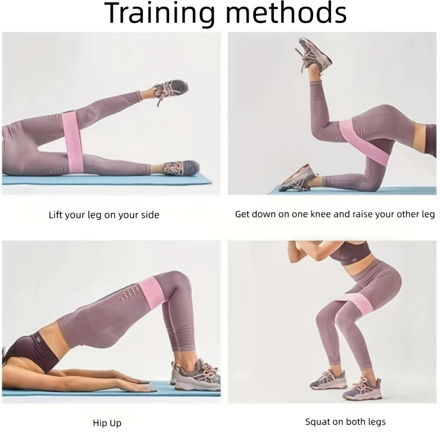 Fabric Resistance Hip Booty Bands Elastic Glute Thigh Workout Squat Circle Stretch Fitness Strips Loops Yoga Gym Equipment