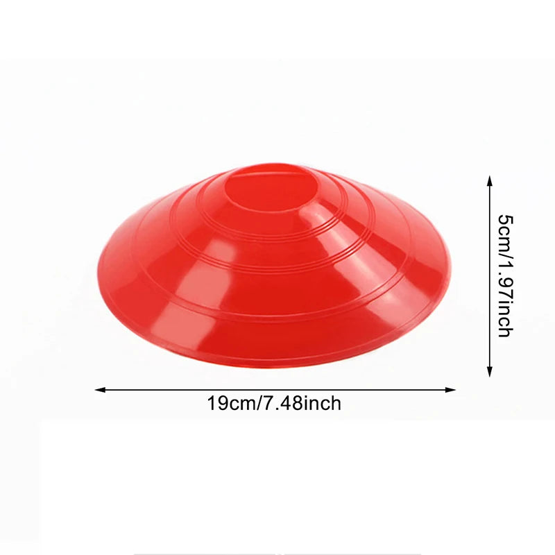 12pcs Obstacle Avoidance Sports Children's Football Roller Skating Training Equipment Professional Pan Cone Agile Sports Props