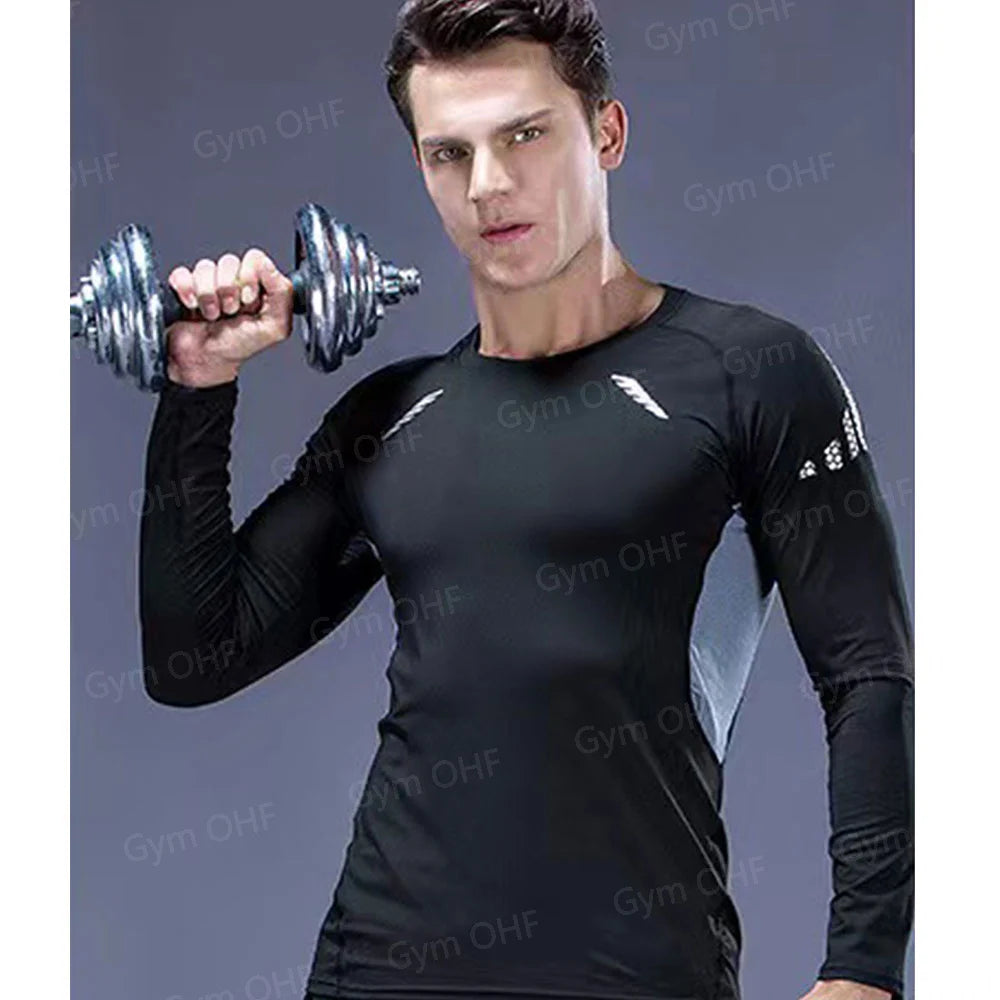 Spider Compression Shirt Mens Rashguard Fitness For Men Gym Sports T-Shirt Running Sweatshirt Outdoor Mountaineering Training