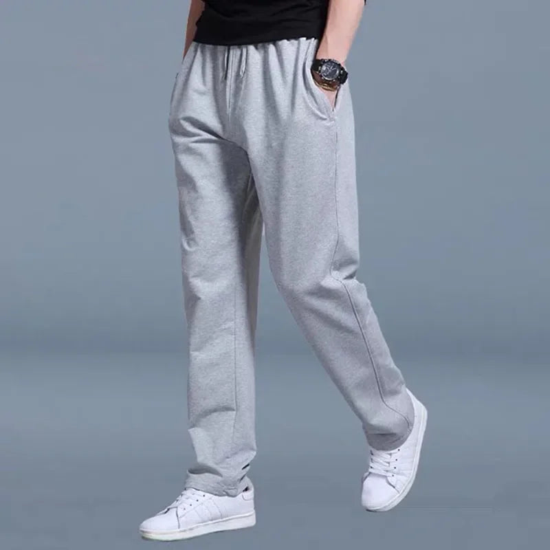 New Korean Straight tube Men Casual Sports Pants Running Workout Jogging Long Pants Gym Sport Trousers for MenJogger Sweatpants