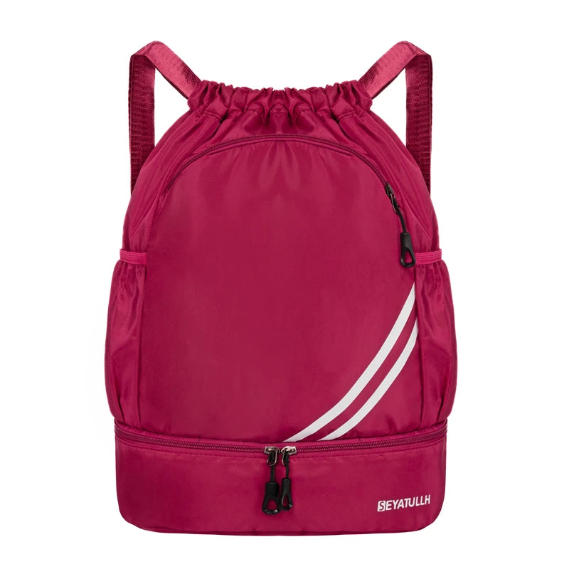 Fitness Backpack Gym Bag Sport Basketball Backpack Travel Outdoor Pack Waterproof Swimming Bag Pouch Hiking Climbing Mochila