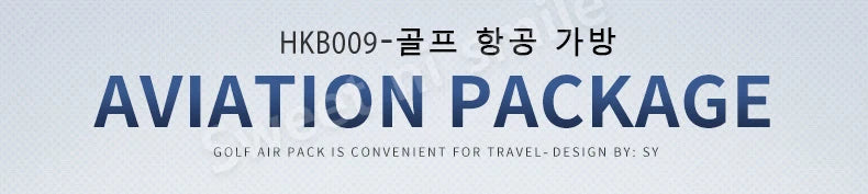 PGM Golf Travel Plane Bags with Wheel thicken Straps Foldable Golf Club Travel Cover for Airlines Golf Aviation Bag HKB009