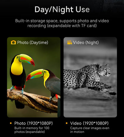 Night Vision Binoculars 10x Digital 1080P Infrared 800m 2.8in LCD