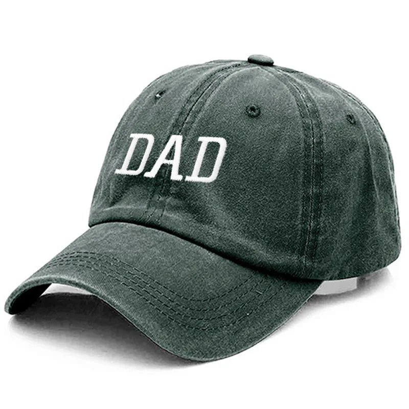 DAD MOM Embroidery Pure Cotton Men's Baseball Cap For Man  Womne's Fashion Sport Golf Caps Sun Hat Dropshipping