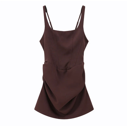 Women Square-Neck Halter Maxi Dress Sleeveless Backless Bodycon