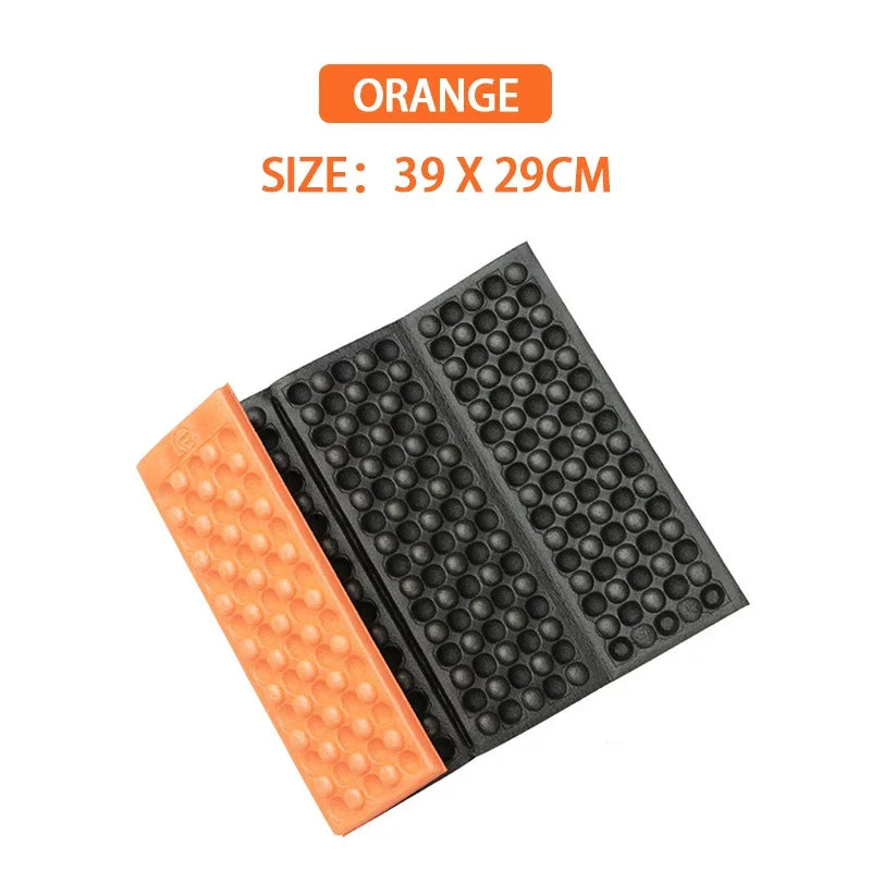 Honeycomb Massage Mat 6-Fold XPE Cushion Outdoor Hiking Camping Training Park Foldable Pillow Picnic Sitting Moisture-proof Pad
