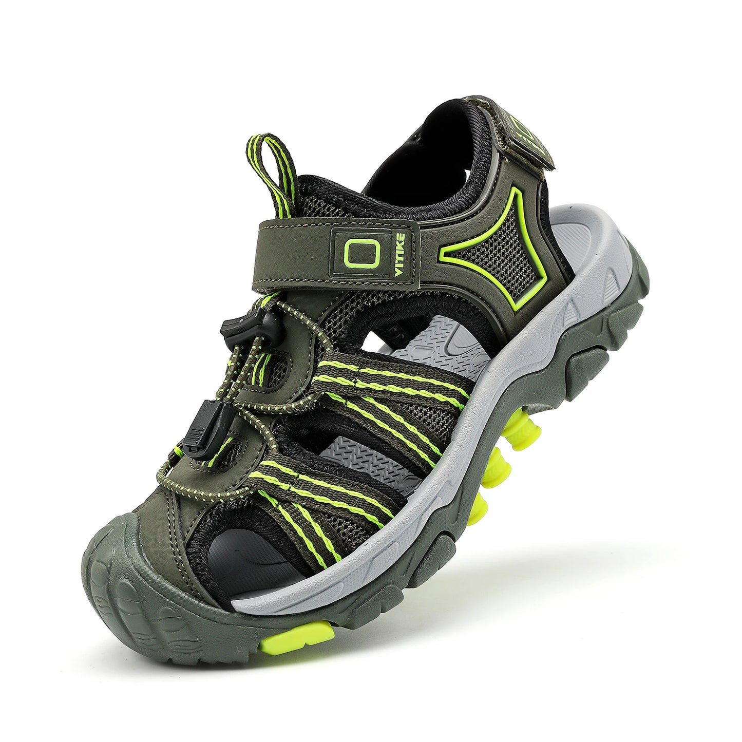 Kids Water Sandals Quick Dry Hook And Loop Unisex Summer Mixed Color