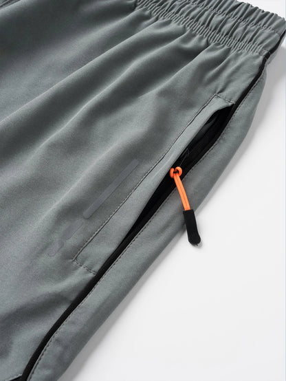 Men Quick Dry 2 in 1 Running Shorts Polyester Elastane