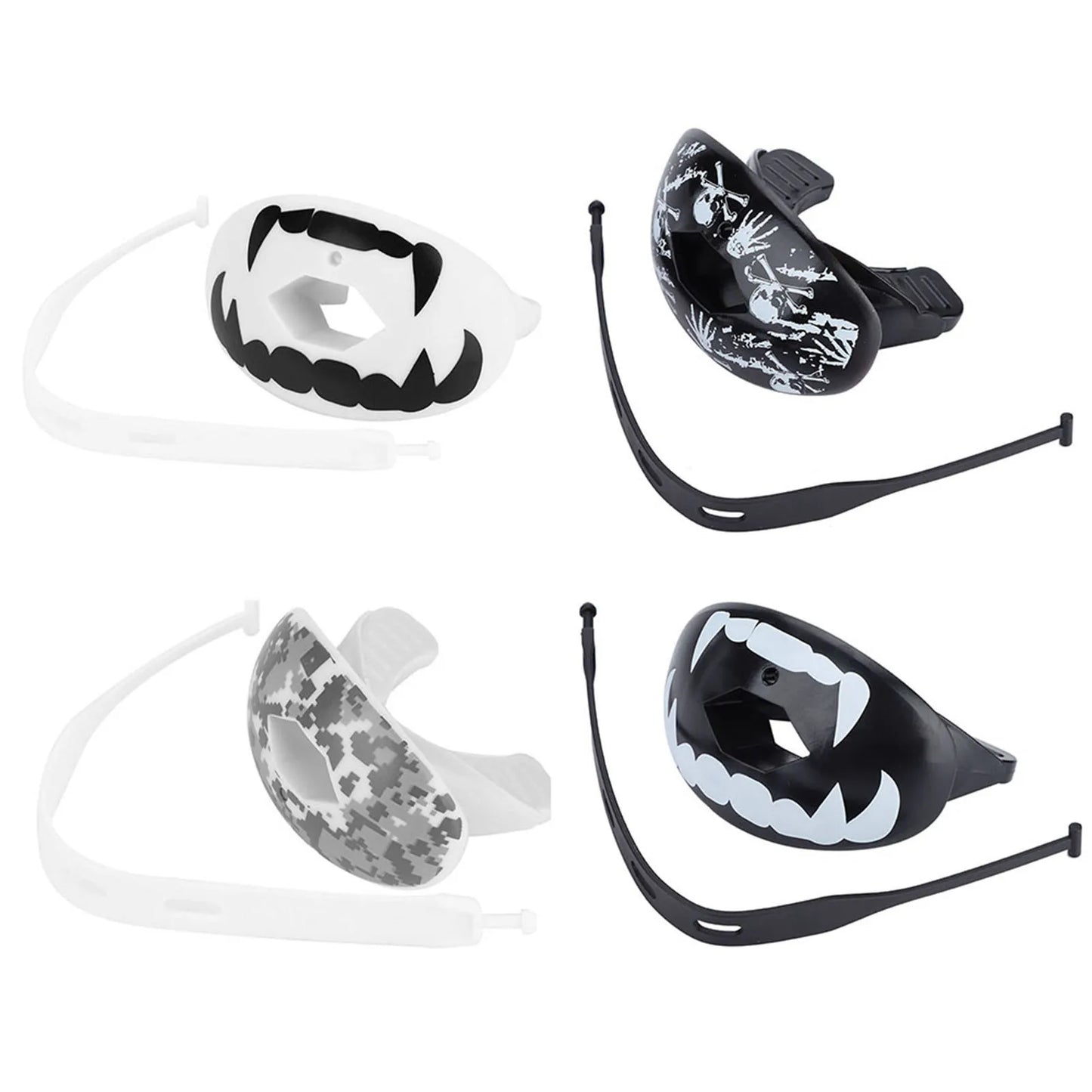 Food Grade TPR Mouthguard For Boxing Football Rugby 4 Color Set