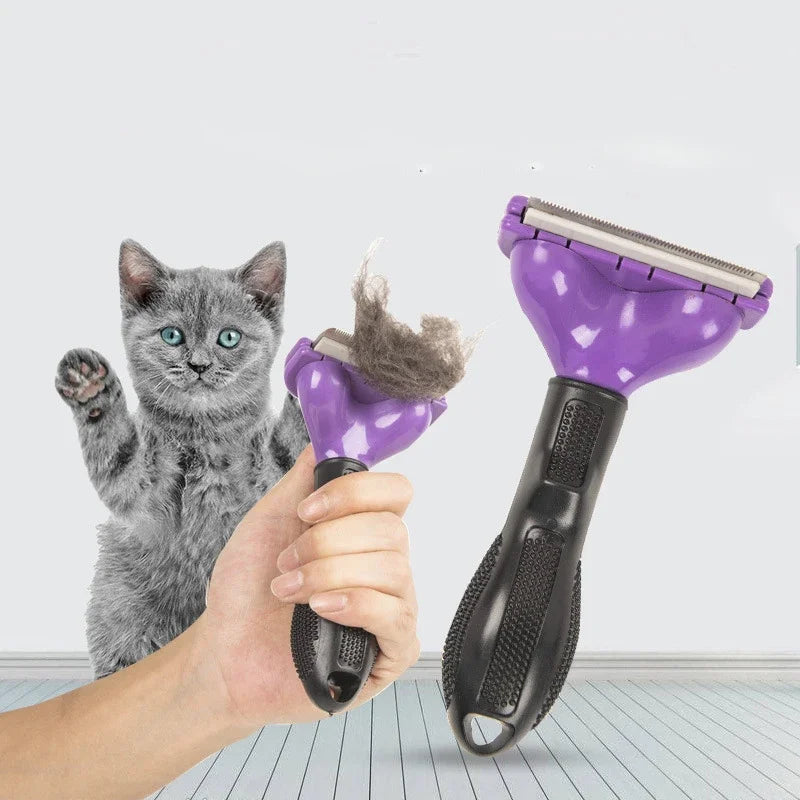 Cat & Dog Brush for Grooming, Hair Removal, and Massage