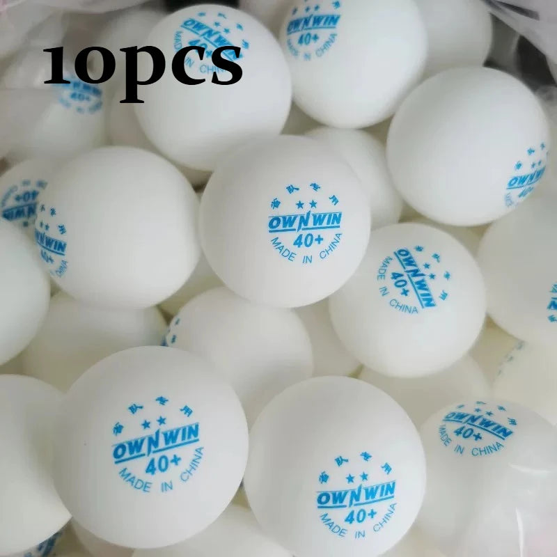OWNWIN 2-Star Seamless New Material 40+ Table Tennis Balls – Professional Training Ping Pong Balls for Students & Gym Use