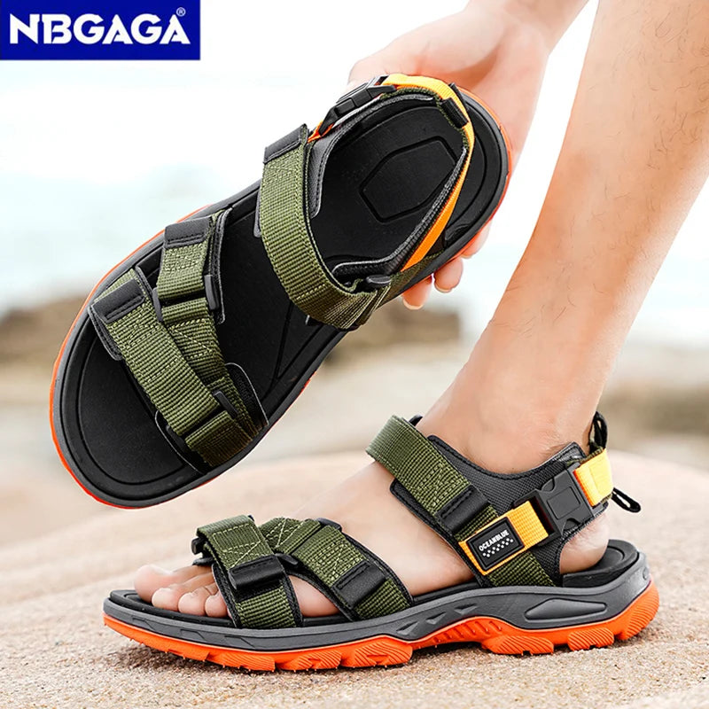 Men's Sandals Wear-Resistant Outdoor Summer Breathable EVA Insole