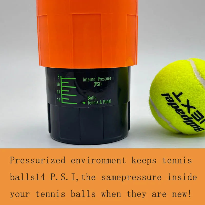 Tennis Ball Pressure Maintain Repair Container For Beach Tennis Ball Shape Restore Bounce Ball Protect Pressurizer Saver 2024