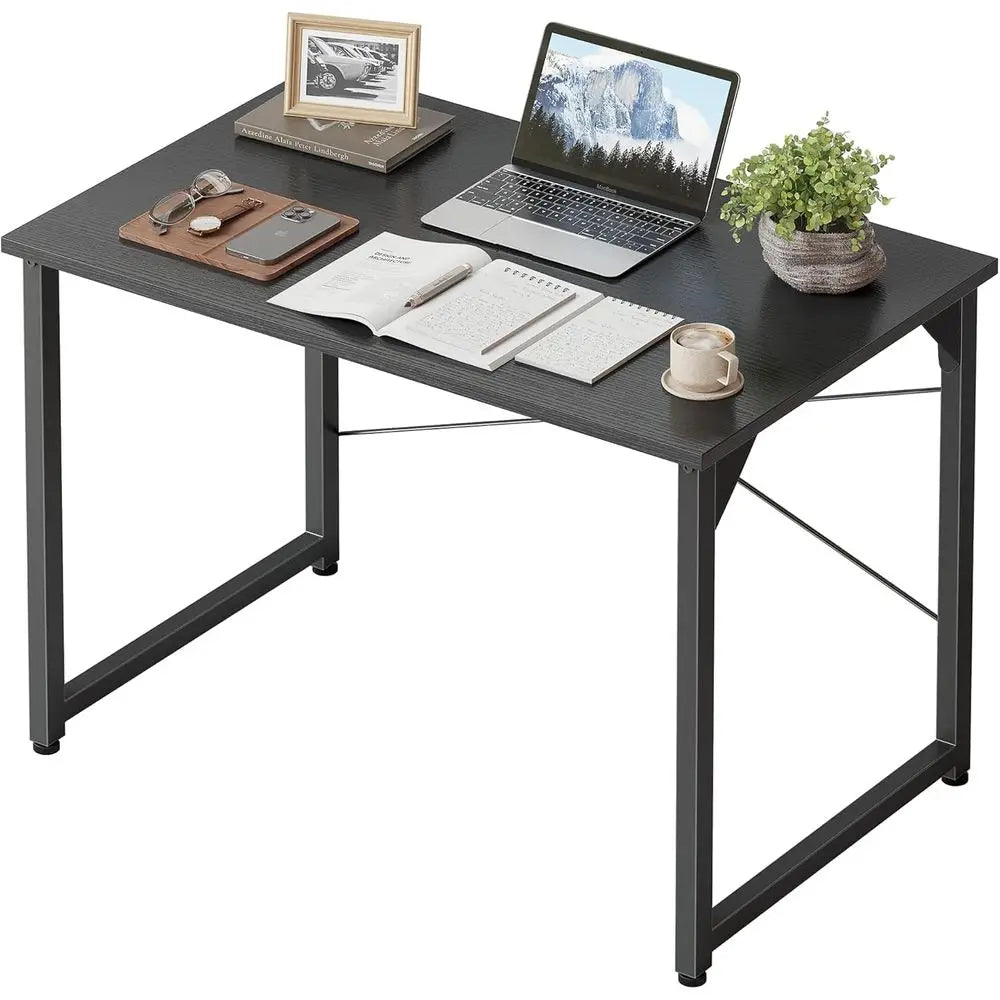 Computer Desk, 32 inch Small Home Office Desk for Small Spaces, Modern Simple Style for Home, Office, Classic Black