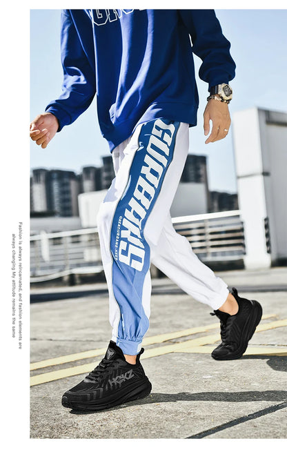 Carbon Plate Air Cushion Running Shoes Unisex Cushioned Walking Shoes