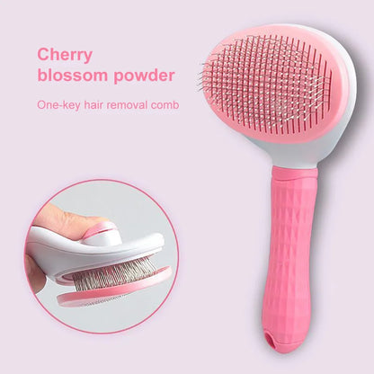 Pet Hair Remover Brush for Dogs and Cats Stainless Steel Grooming Comb