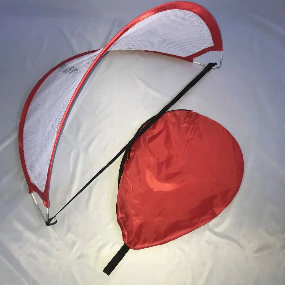 Pop Up Soccer Nets Folding with Carrying Case Soccer Goals Set Football Training Equipment Interactive Toy