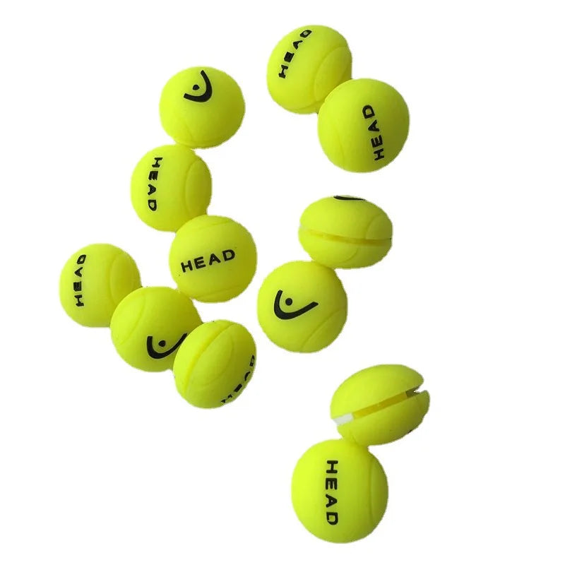 HEAD 3D Fluorescent Yellow Ball Shock Absorber Silicone Tennis Racket Shock Absorber Cushioned Tennis Racket Accessories