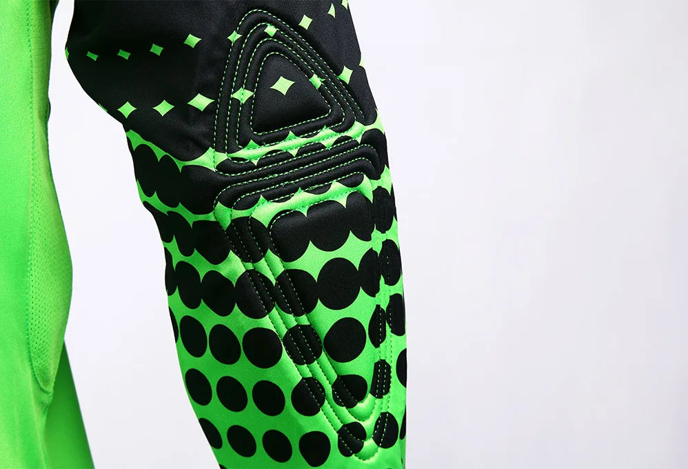 KELME Goalkeeper Jersey Soccer Custom Goaile Jerseys Mens Long Sleeve Football Uniform Shorts Sponge Protector 9161ZB1002