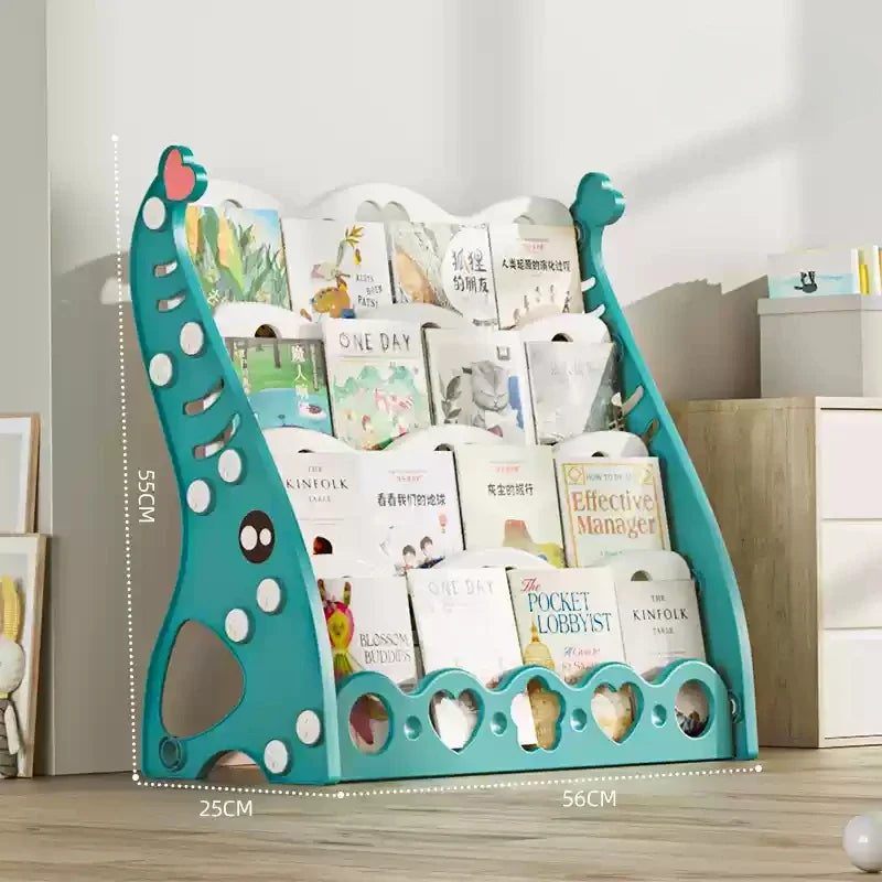 Storage Bookcase Children Display Stand Bookshelf Children's Wall Behind The Door Reading Magazine Storage Bookcases Furniture