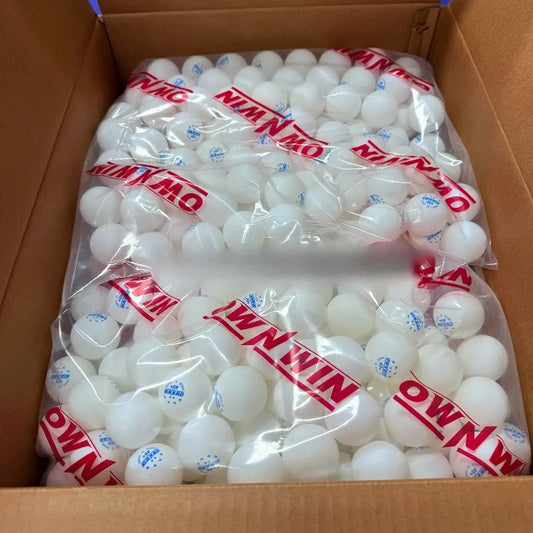 OWNWIN 2-Star Seamless New Material 40+ Table Tennis Balls – Professional Training Ping Pong Balls for Students & Gym Use