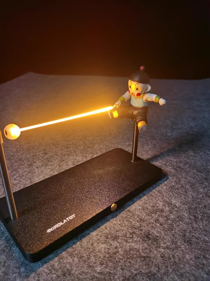 In Stock Dragon Ball Son Goku Light Lamp Model Kakarotto Kamehameha Wave Magnetic Ornament Anime Action Figure Collectible Gift