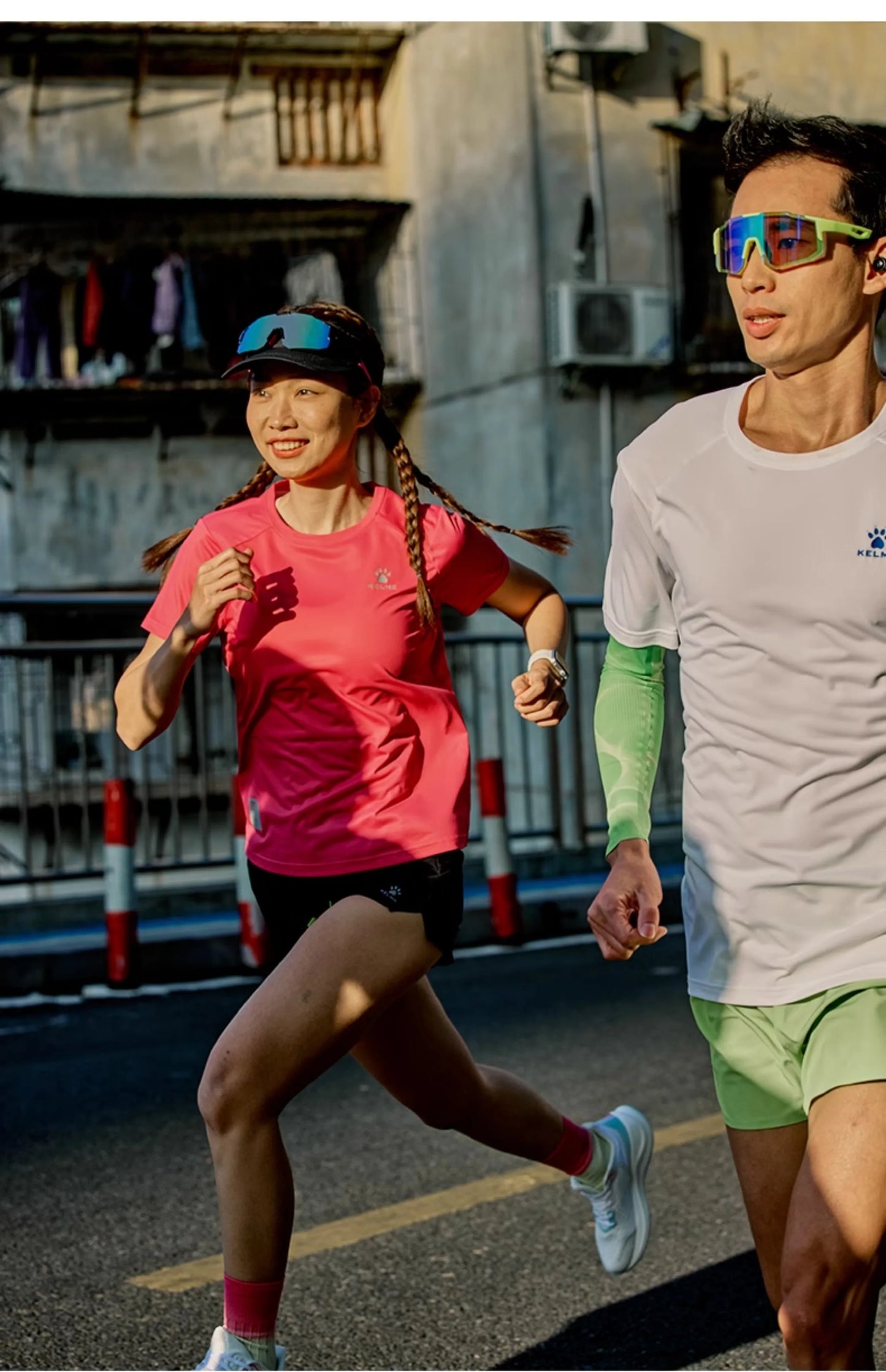 Kelme Men's Running Shorts Moisture Wicking Quick-drying Pants Marathon Training Shorts Outdoor Sports Woven Shorts