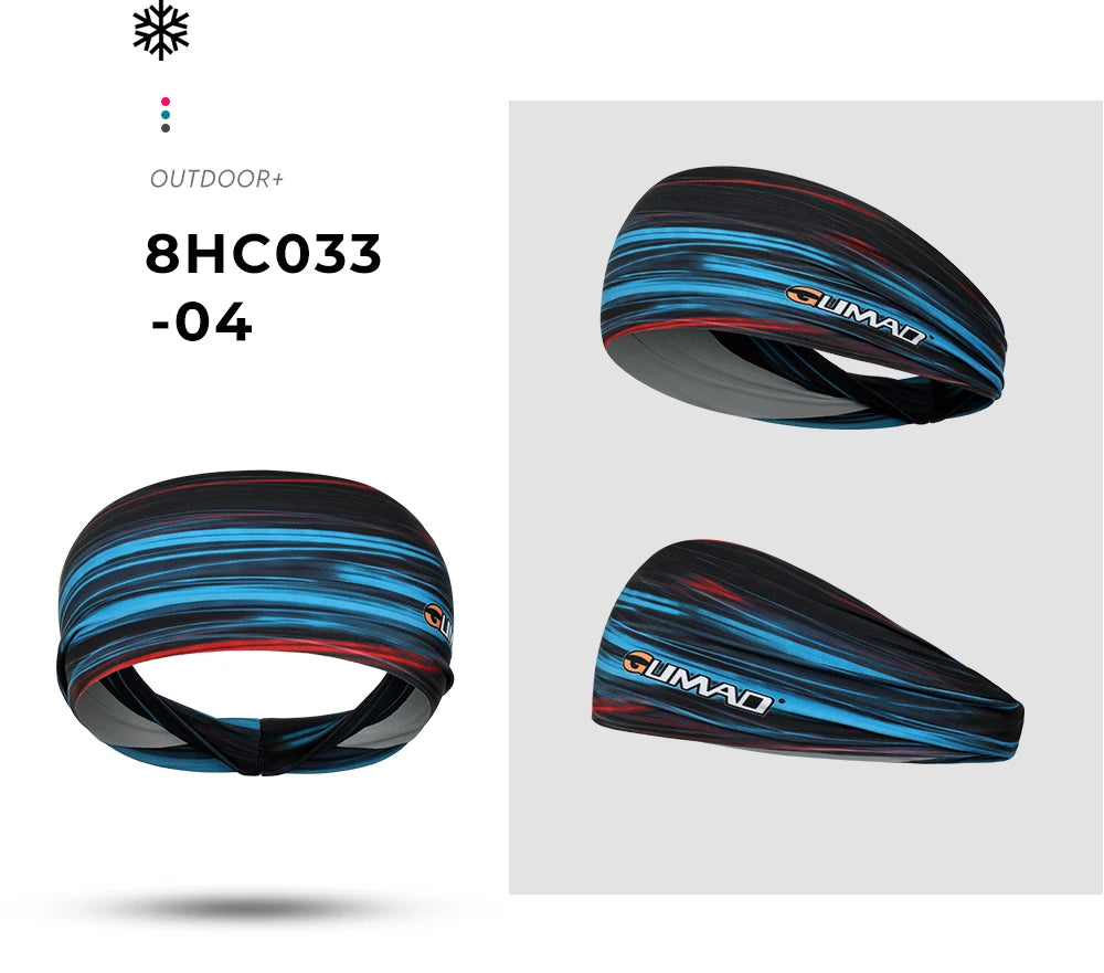 Gothic Skull Headband Sweat Bandage Sport Head Hair Band Workout Tennis Fitness Jog Basketball Running Scary Sweatband Women Men