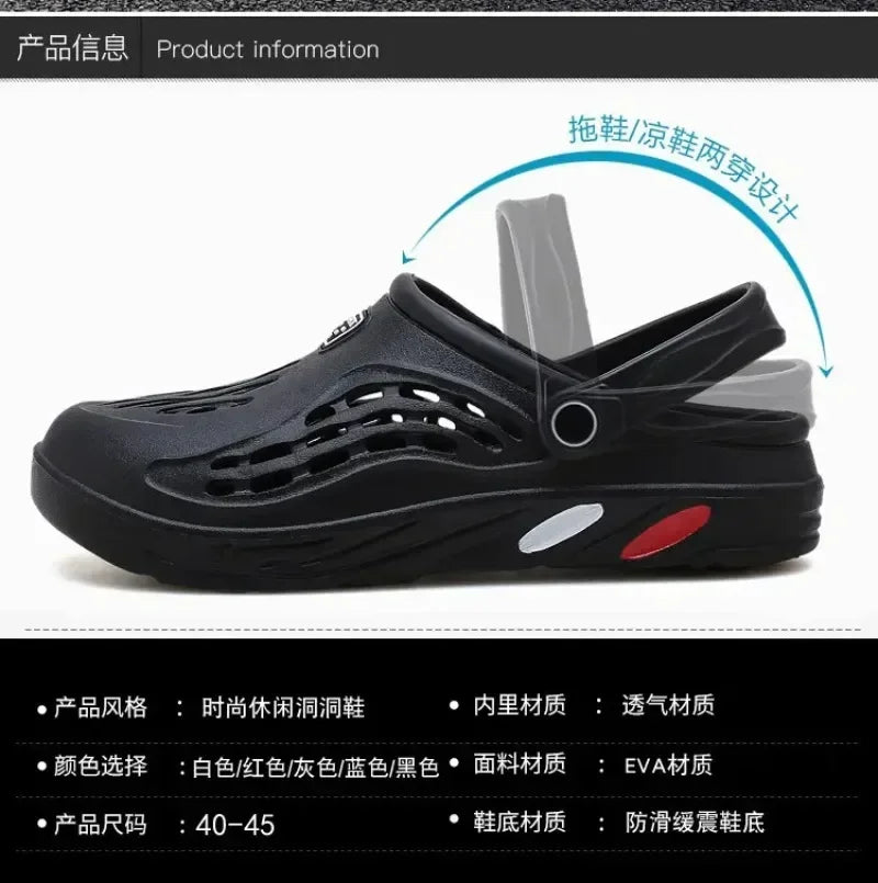 Unisex EVA Slippers Clogs Sandals Sizes 47 48 49 Beach Garden Outdoor