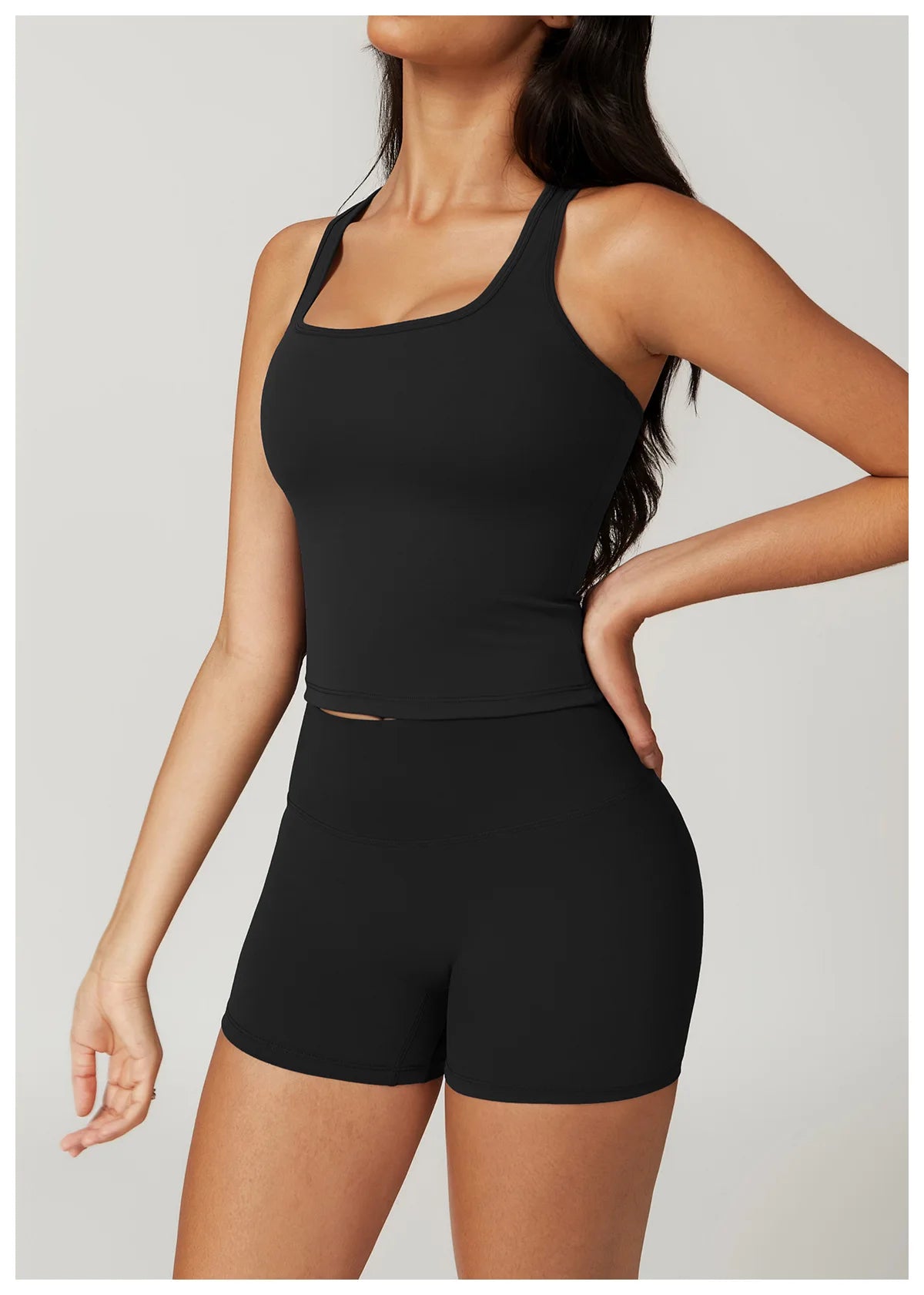 Hearuisavy Shockproof Yoga Vest Running Gym Tank Top Women Fitness Quick-Dry Workout Vest Female Sports Sleeveless Top Women