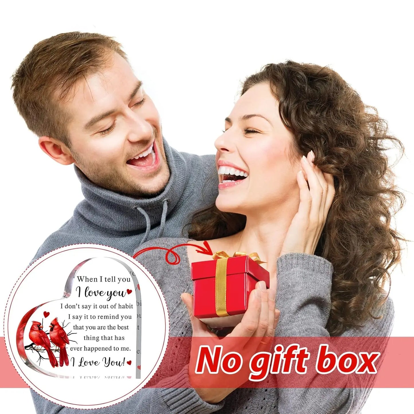 1pc,To My Love Acrylic Gift for Her Romantic Boyfriend Gifts Girlfriend Love Cute Gifts Ideas Anniversary Valentines Birthday