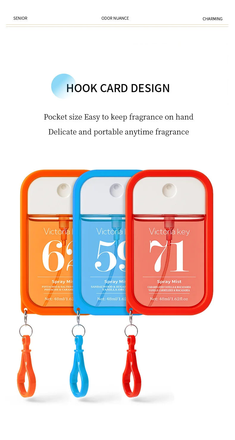 Brazilian perfume digital spray perfume fragrance lasting fragrance ladies fresh khaki perfume alcohol-free convenient travel