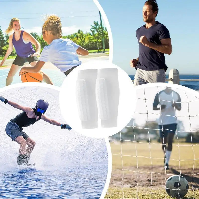 Leg Sleeves Shin Guards Shockproof Honeycomb Support Sock Ski Shin Protector Soccer Gear Soccer Shield Sports Legging Sleeves