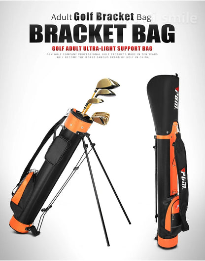 Golf Rack Bag PU Lightweight Portable Unisex Carry Bag
